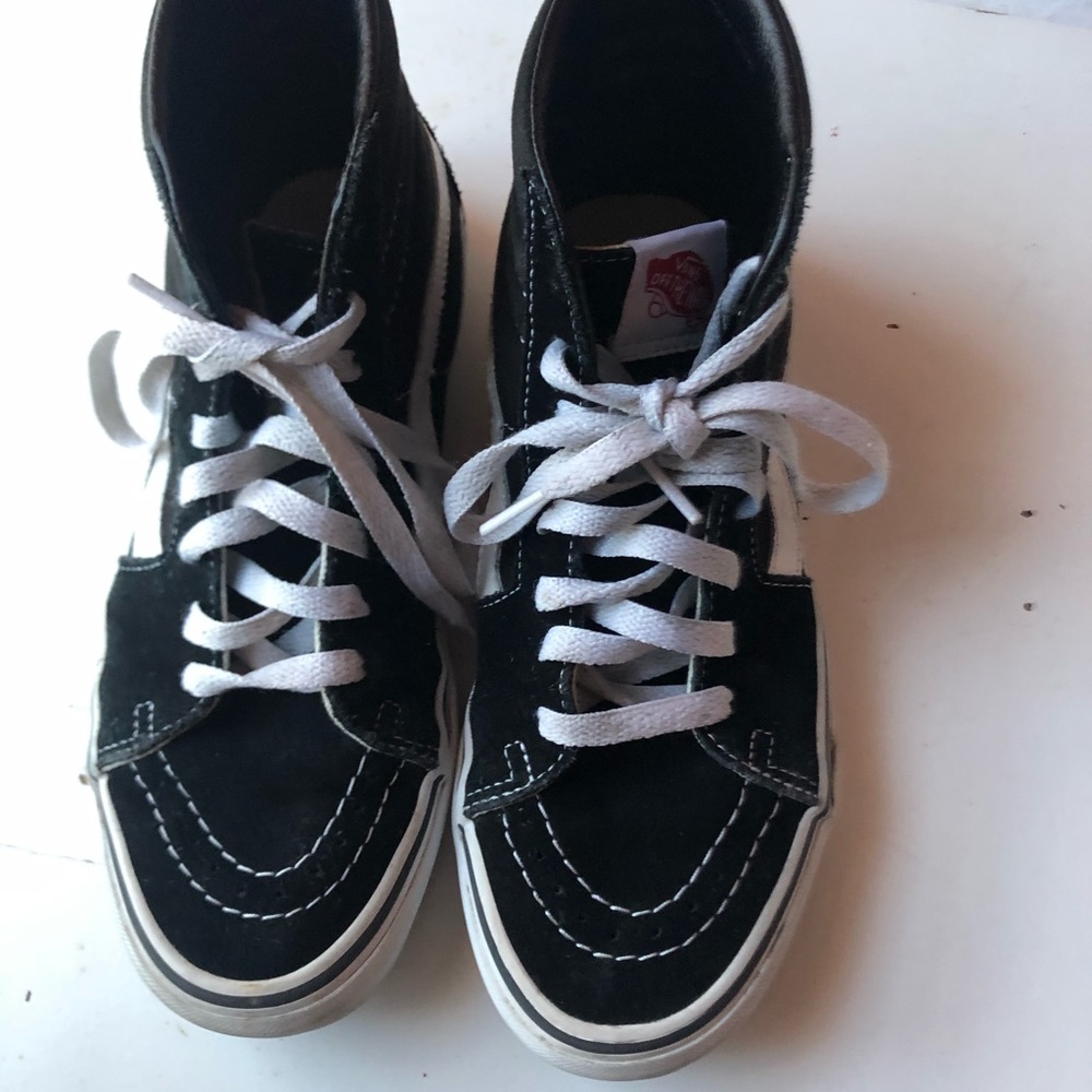 Black high top vans
